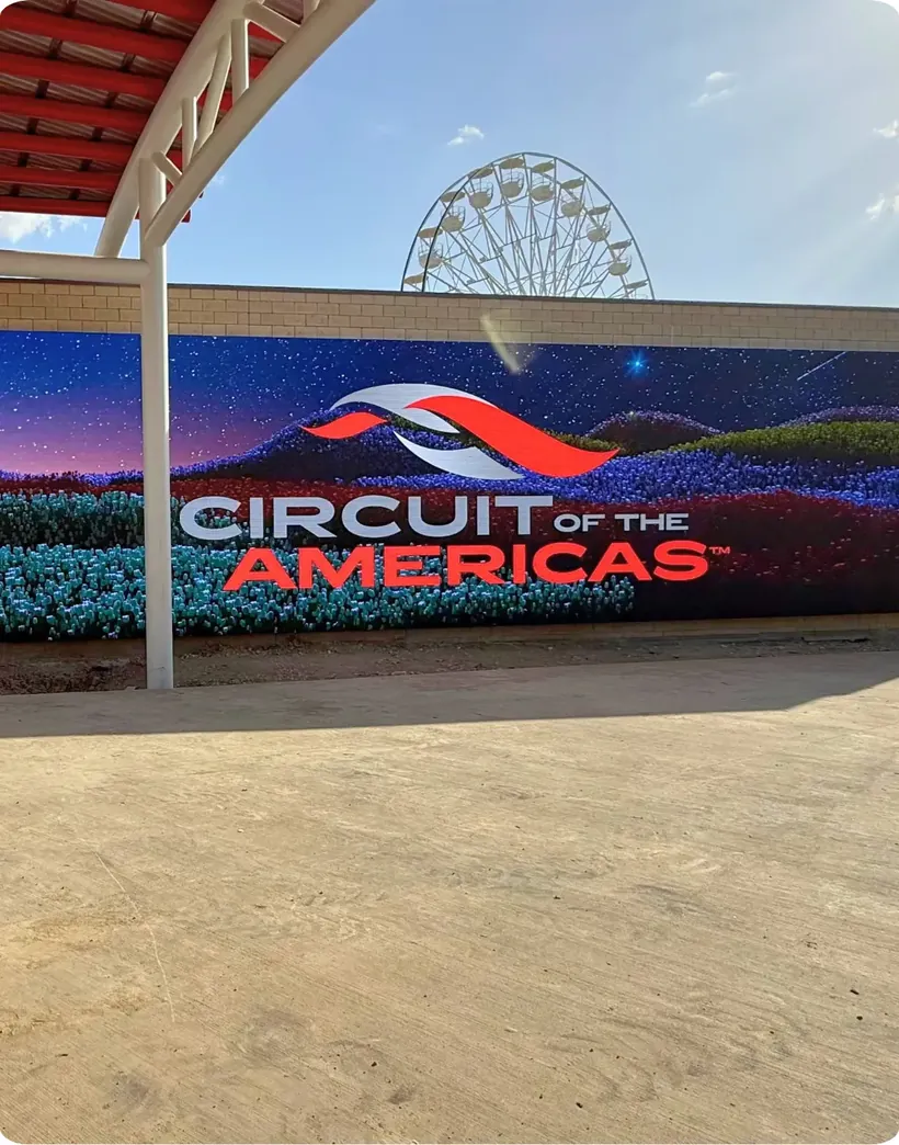 Circuit of the Americas LED display at Cotaland